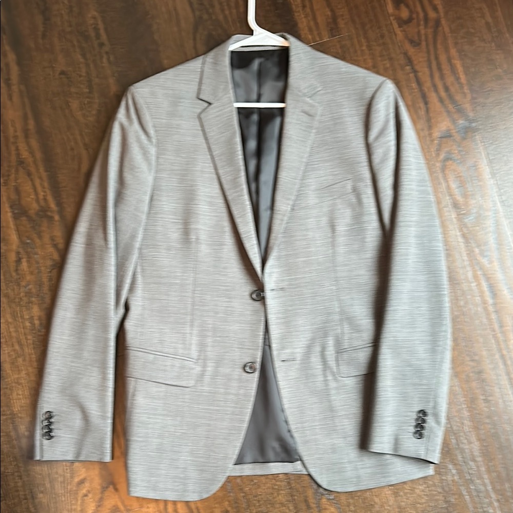 Theory Gray Sport Coat with Tailored Silhouette
